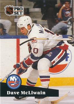 1991-92 Pro Set French #434 Dave McLlwain Front