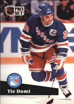 1991-92 Pro Set French #440 Tie Domi Front