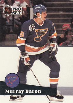 1991-92 Pro Set French #472 Murray Baron Front