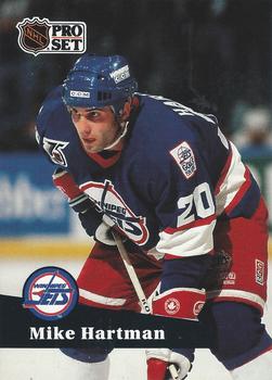 1991-92 Pro Set French #519 Mike Hartman Front