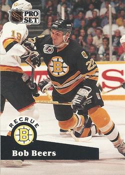 1991-92 Pro Set French #520 Bob Beers Front