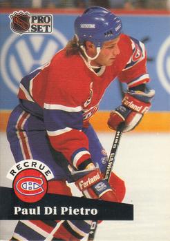 1991-92 Pro Set French #546 Paul DiPietro Front