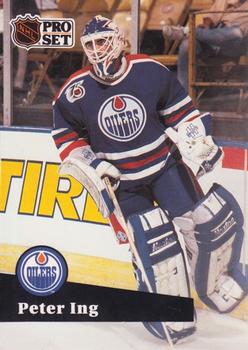 1991-92 Pro Set French #388 Peter Ing Front