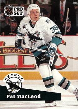 1991-92 Pro Set French #559 Pat MacLeod Front