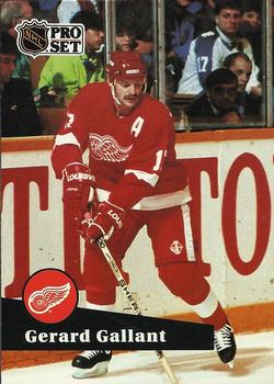 1991-92 Pro Set French #63 Gerard Gallant Front