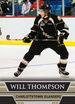 2014-15 Charlottetown Islanders (QMJHL) #4 Will Thompson Front