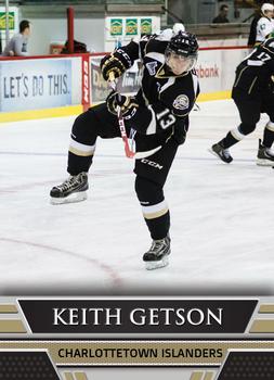 2014-15 Charlottetown Islanders (QMJHL) #10 Keith Getson Front