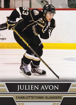 2014-15 Charlottetown Islanders (QMJHL) #23 Julien Avon Front