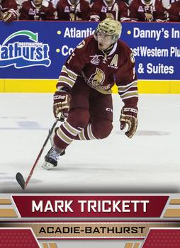 2014-15 Acadie-Bathurst Titan (QMJHL) #4 Mark Trickett Front