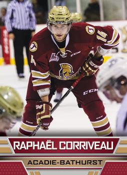 2014-15 Acadie-Bathurst Titan (QMJHL) #11 Raphael Corriveau Front
