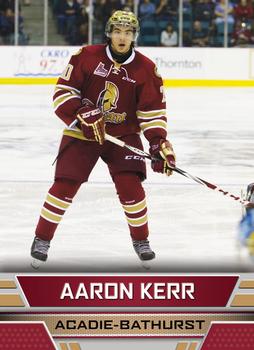 2014-15 Acadie-Bathurst Titan (QMJHL) #15 Aaron Kerr Front
