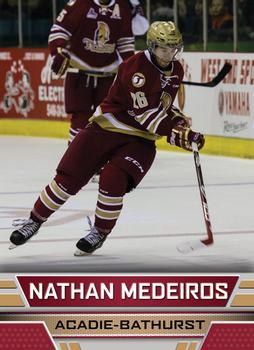 2014-15 Acadie-Bathurst Titan (QMJHL) #19 Nathan Medeiros Front