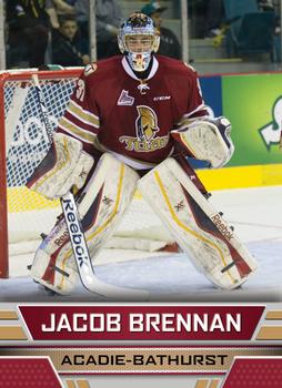2014-15 Acadie-Bathurst Titan (QMJHL) #23 Jacob Brennan Front