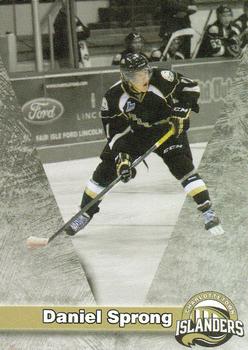 2013-14 Charlottetown Islanders (QMJHL) #8 Daniel Sprong Front