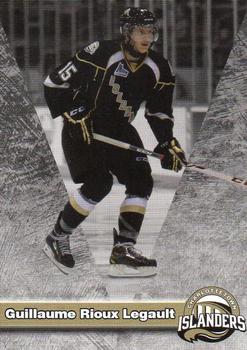 2013-14 Charlottetown Islanders (QMJHL) #11 Guillaume Rioux-Legault Front