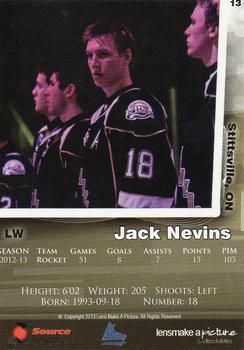 2013-14 Charlottetown Islanders (QMJHL) #13 Jack Nevins Back