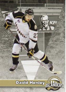 2013-14 Charlottetown Islanders (QMJHL) #33 David Henley Front