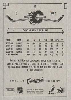 2009-10 Upper Deck Champ's - Green #17 Dion Phaneuf Back