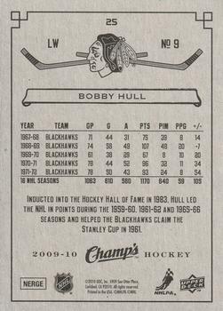2009-10 Upper Deck Champ's - Green #25 Bobby Hull Back