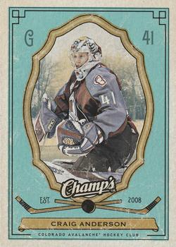 2009-10 Upper Deck Champ's - Green #27 Craig Anderson Front