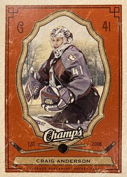 2009-10 Upper Deck Champ's - Red #27 Craig Anderson Front