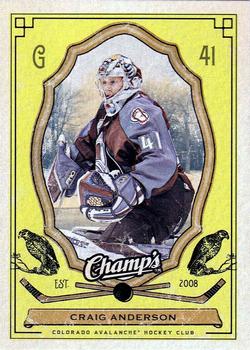 2009-10 Upper Deck Champ's - Animal Icons #27 Craig Anderson Front