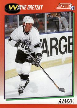 1991-92 Score Canadian English #100 Wayne Gretzky Front