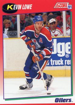 1991-92 Score Canadian English #109 Kevin Lowe Front