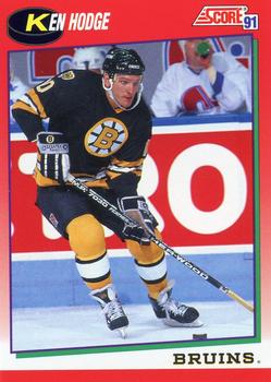 1991-92 Score Canadian English #113 Ken Hodge Front