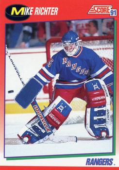 1991-92 Score Canadian English #120 Mike Richter Front