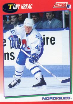 1991-92 Score Canadian English #122 Tony Hrkac Front