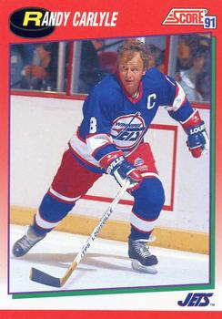 1991-92 Score Canadian English #125 Randy Carlyle Front