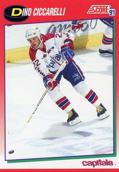 1991-92 Score Canadian English #128 Dino Ciccarelli Front