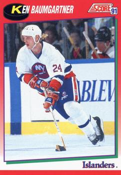 1991-92 Score Canadian English #148 Ken Baumgartner Front