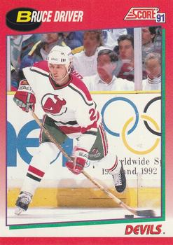 1991-92 Score Canadian English #89 Bruce Driver Front