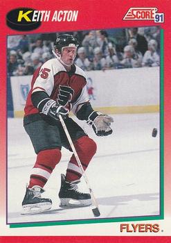 1991-92 Score Canadian English #133 Keith Acton Front