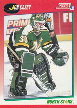 1991-92 Score Canadian English #191 Jon Casey Front