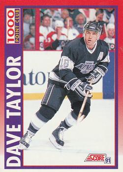 1991-92 Score Canadian English #264 Dave Taylor Front