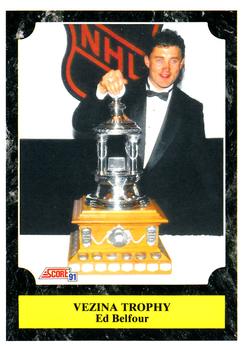 1991-92 Score Canadian English #321 Ed Belfour Front