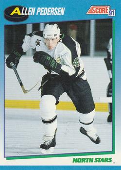 1991-92 Score Canadian English #599 Allen Pedersen Front