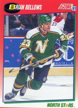 1991-92 Score Canadian English #160 Brian Bellows Front