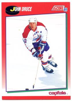 1991-92 Score Canadian English #180 John Druce Front