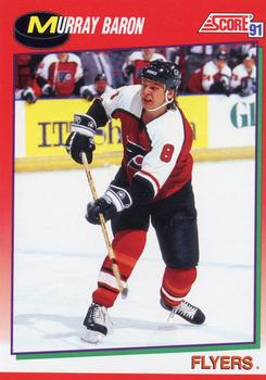 1991-92 Score Canadian English #183 Murray Baron Front