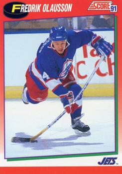 1991-92 Score Canadian English #18 Fredrik Olausson Front
