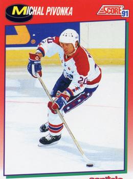 1991-92 Score Canadian English #193 Michal Pivonka Front