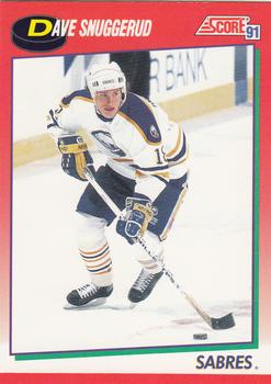 1991-92 Score Canadian English #206 Dave Snuggerud Front