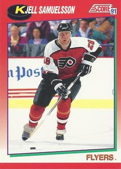 1991-92 Score Canadian English #207 Kjell Samuelsson Front
