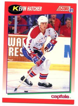 1991-92 Score Canadian English #20 Kevin Hatcher Front