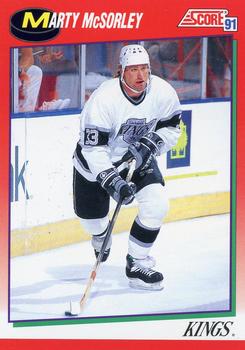 1991-92 Score Canadian English #217 Marty McSorley Front
