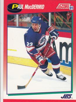 1991-92 Score Canadian English #219 Paul MacDermid Front